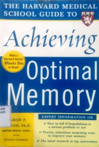 Image of The Havard Medical School Guide to Achieving Optimal Memory